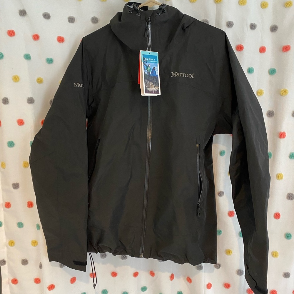 Marmot Eclipse Men’s Rain Jacket. Black, Size M